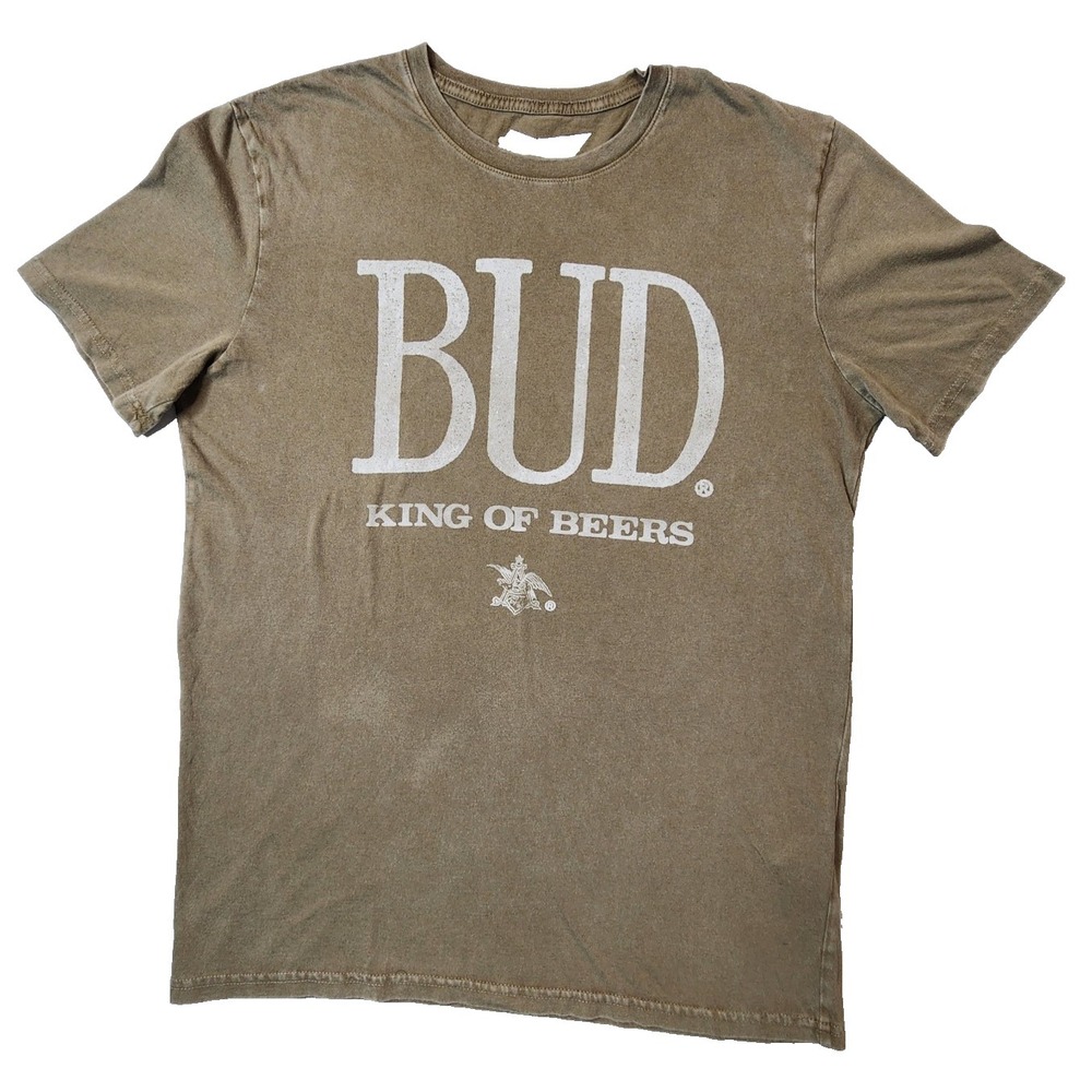 Lucky Brand Men's BUD Budweiser King Of Beers T-Shirt Size M NWT